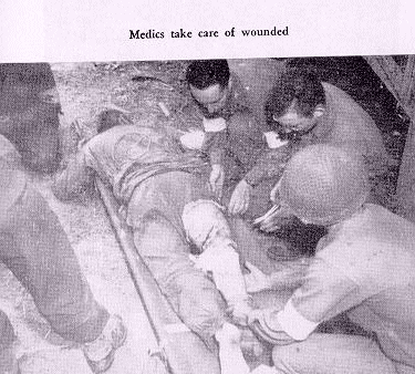 Combat medic in the field