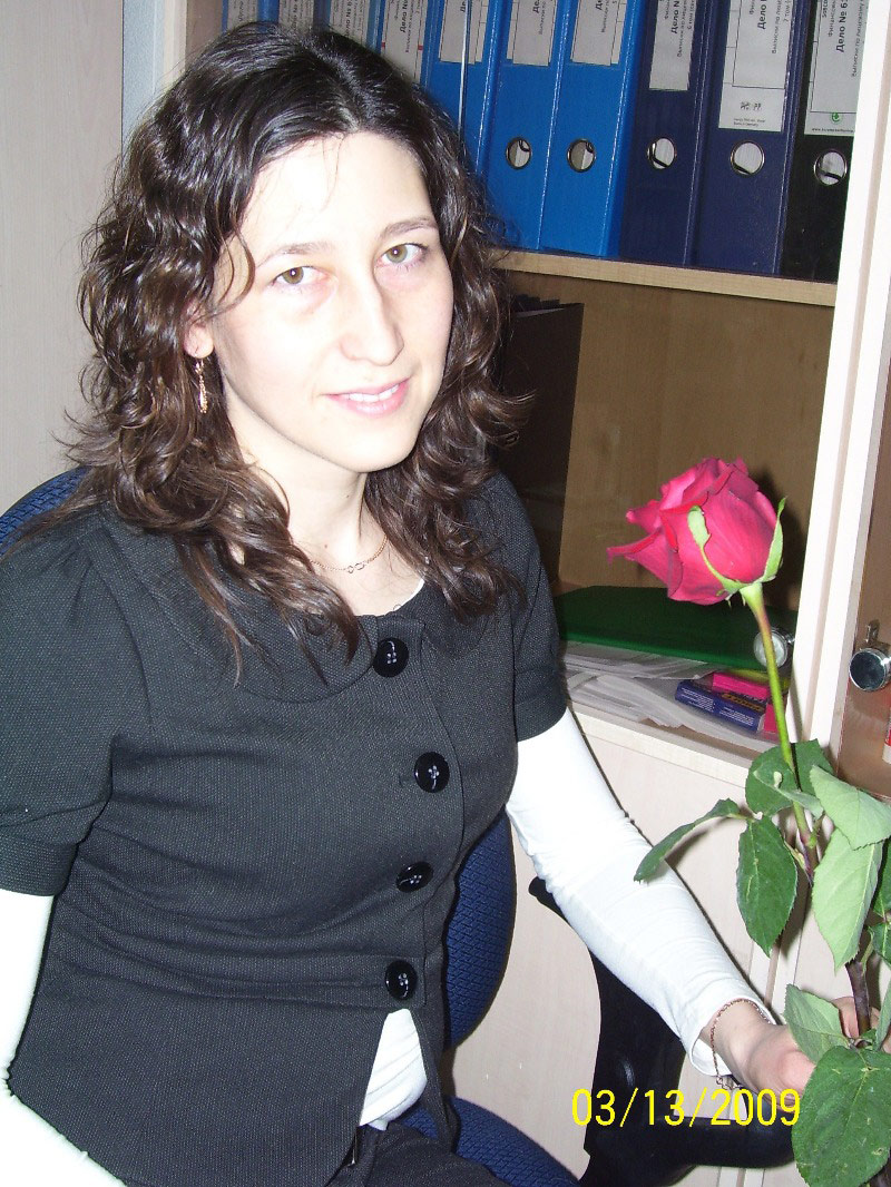 Anastasia Andronova, granddaughter of Ivan Terekhov who found the postcard in Berlin in 1945