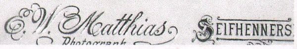 E.W. Mattias studio stamp, Seifhennersdorf, Germany