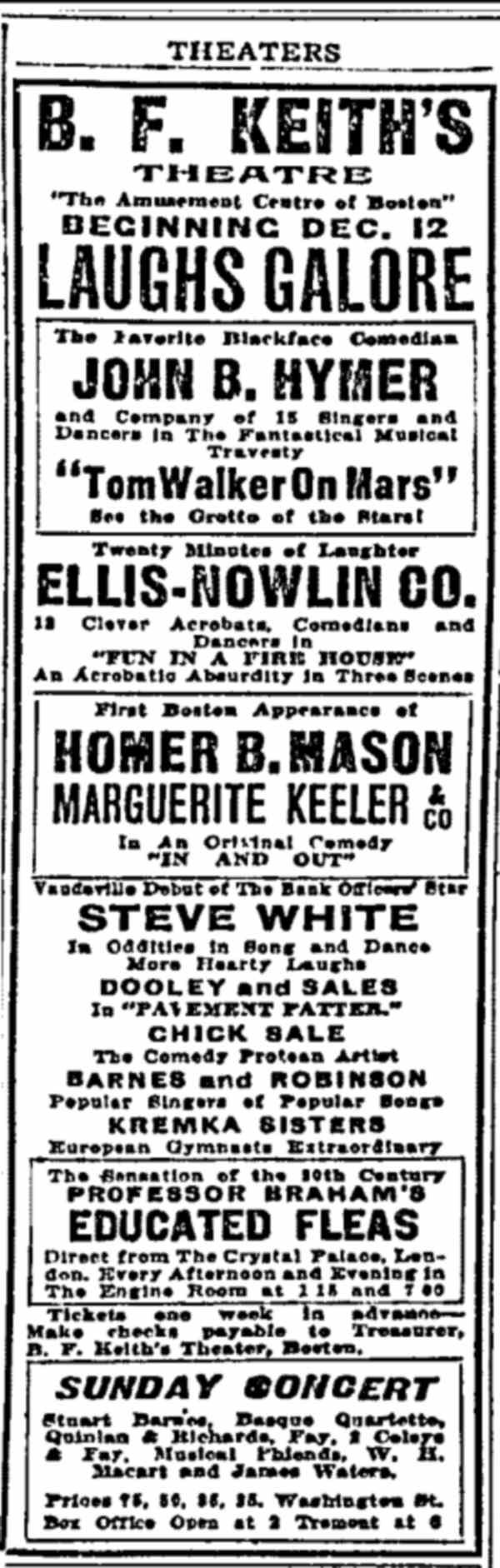 Boston Journal, December 11, 1910 — Kremka Sisters feature