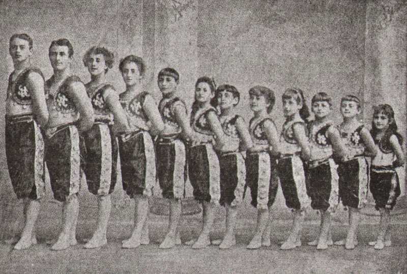 Kremo family acrobats, early 1890s