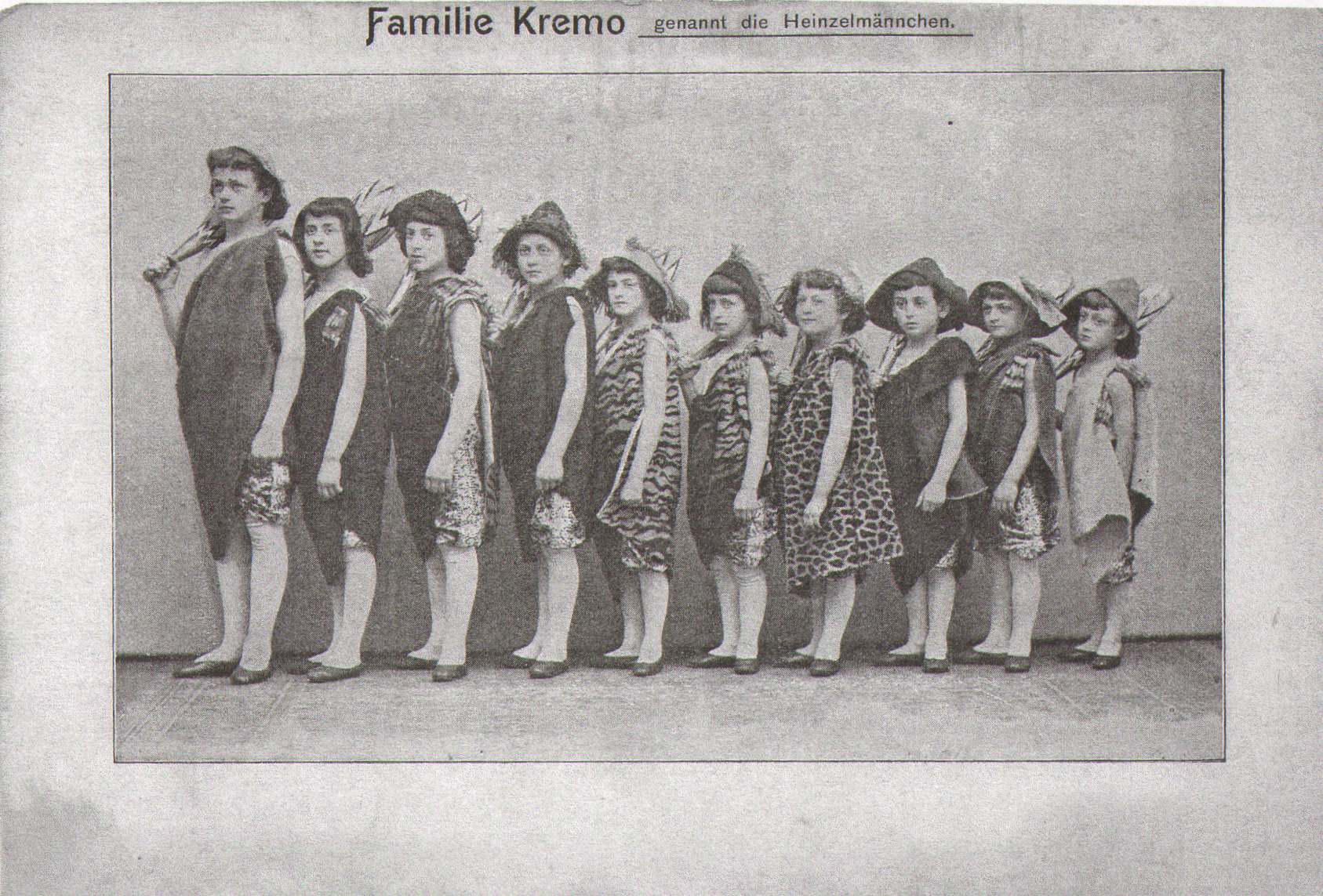 Kremo family acrobats performance, early 1890s