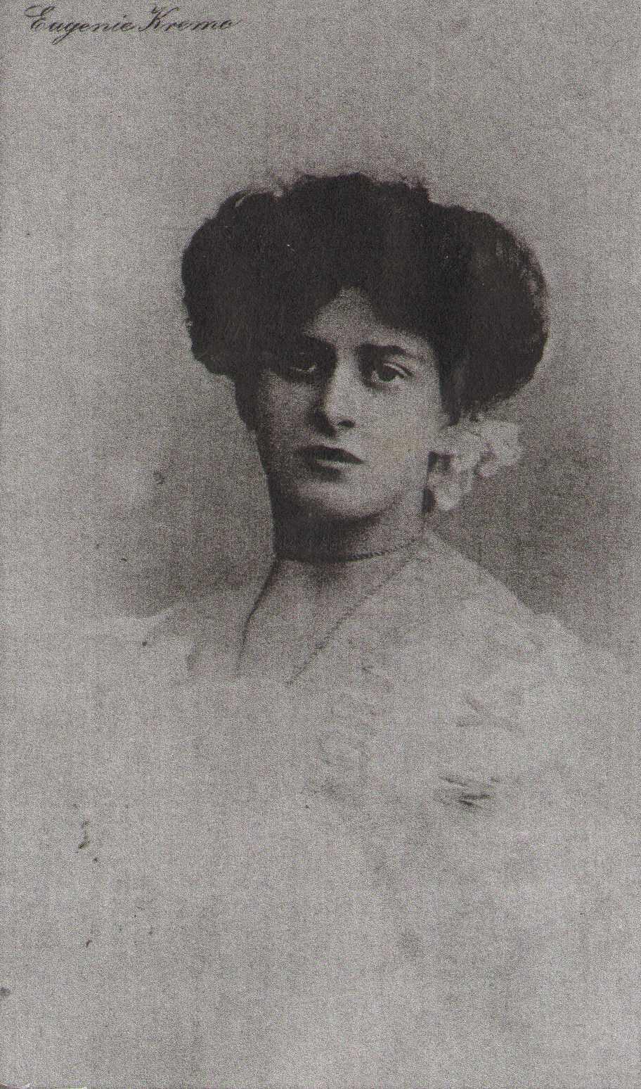Postcard mailed by Eugenie Kremo to Theodor Kremka from Newcastle-on-Tyne, England, November 1906