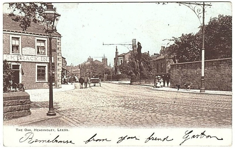 Postcard image of The Oak, Headingley, Leeds