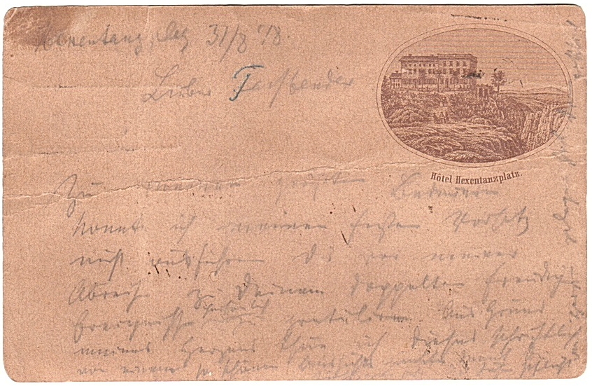 1878 Postcard