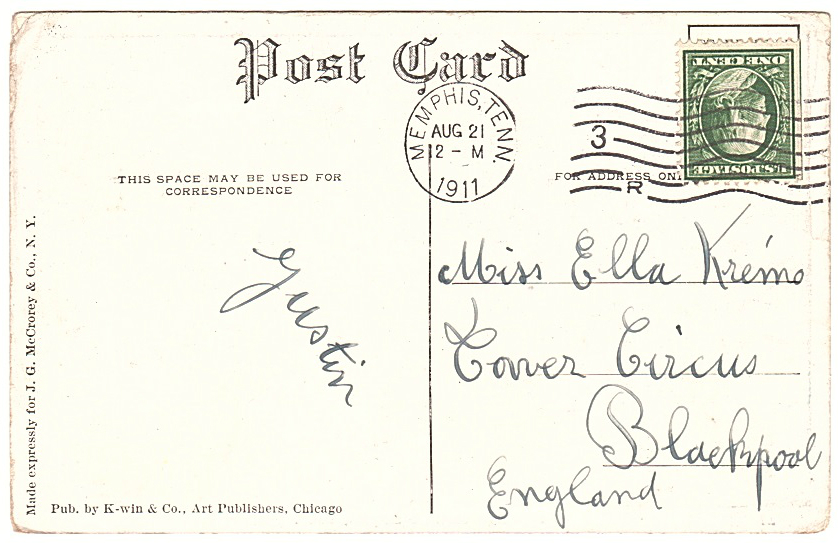 Other postcards from Justin Palmer
