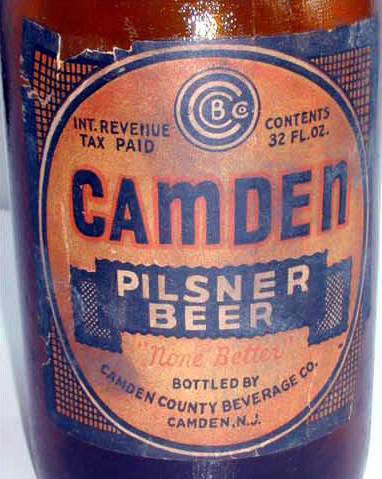 Camden Pilsner Beer label