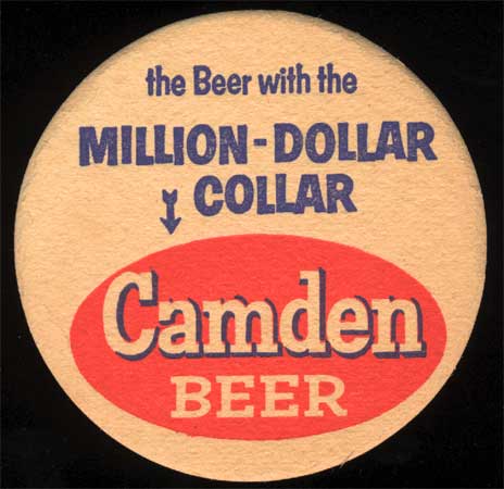 After the Camden Beer brewery closed, Camden Beer was still sold, brewed and packaged by Esslinger in Philadelphia, and distributed out of Camden and Newark. The can aabove was part of this production.