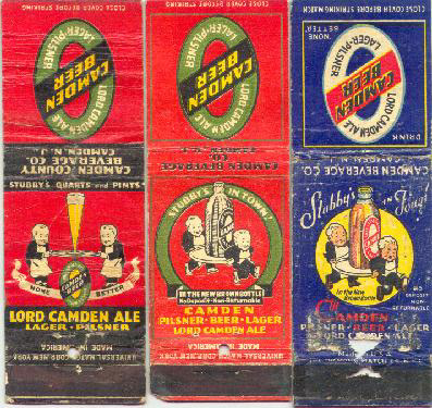 Camden Beer Matchbooks