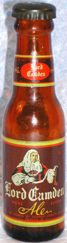 Lord Camden Ale Bottle
