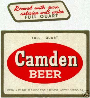 Camden Beer Quart Label