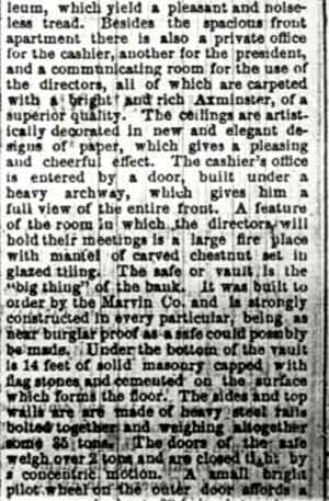 In New Quarters — Camden Post, March 1, 1888, page 3