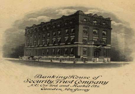 Security Trust Company building, drawing circa 1900