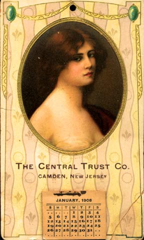 The Central Trust Company advertising calendar, 1908