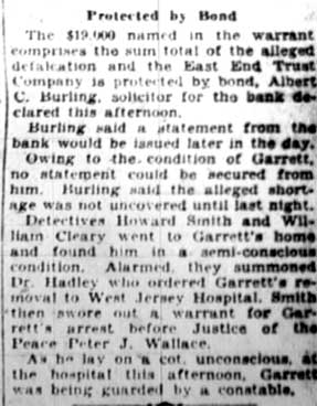 Teller In Coma Held In $19,000 Theft At Bank, Camden Courier-Post, February 25, 1928, part 3