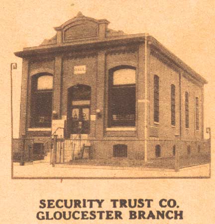 Security Trust Co. Gloucester Branch, 1926
