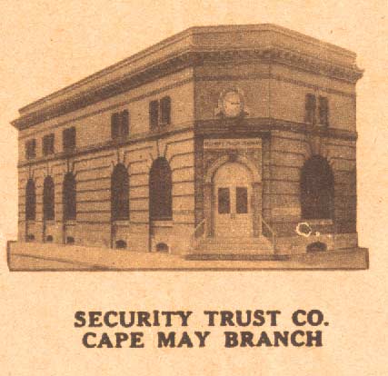 Security Trust Co. Cape May Branch, 1926