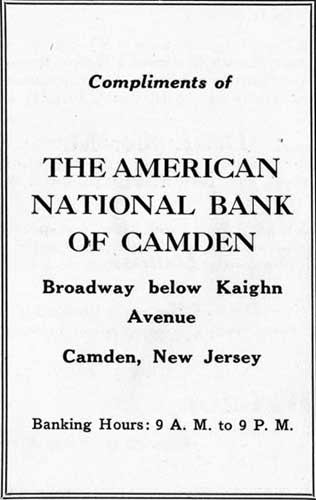 1931 Camden High School - Purple and Gold Yearbook advertisement