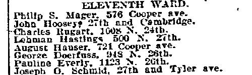 Philadelphia Inquirer, January 7, 1904 — Eleventh Ward licenses
