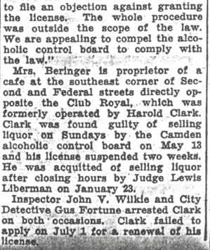 License to Cafe Will Be Appealed article, part 4