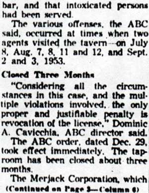 Camden Courier-Post, December 31, 1953, column 3