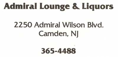 Admiral Bar & Grill advertisement in the 1991 Fire Watch magazine