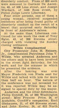 Camden Courier-Post, August 20, 1935 — 3 Taproom Owners Fined, 1 for Brawl, 2 for Sunday Sale (continued)