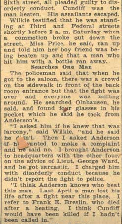 Camden Courier-Post, August 20, 1935 — 3 Taproom Owners Fined, 1 for Brawl, 2 for Sunday Sale (continued)