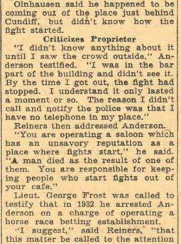 Camden Courier-Post, August 20, 1935 — 3 Taproom Owners Fined, 1 for Brawl, 2 for Sunday Sale (continued)