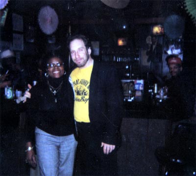 Elaine, the owner, with Phil Cohen