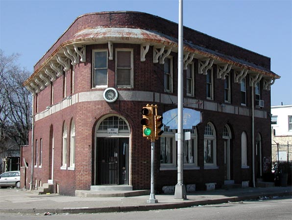 Charley's Place exterior view, March 2003