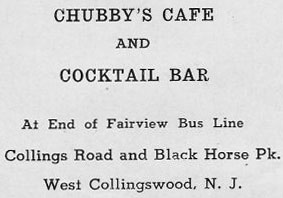 Chubby's advertisement in St. Joseph's program, 1943