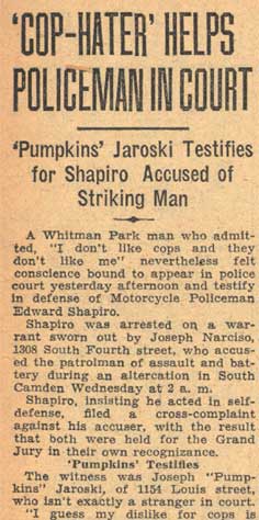 Cop-Hater Helps Policeman in Court, August 14 1935, part 1