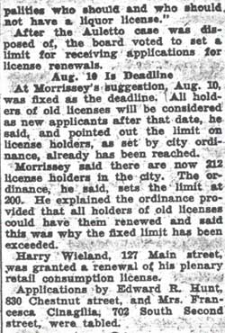 Auletto License Ascribed to Baird (continued) — Camden Courier-Post, August 4, 1936