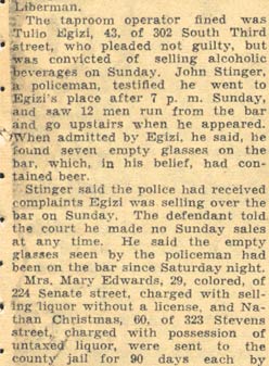 Camden Courier-Post, August 23, 1935 — Cafe Man Is Fined for Sunday Sales, part 2