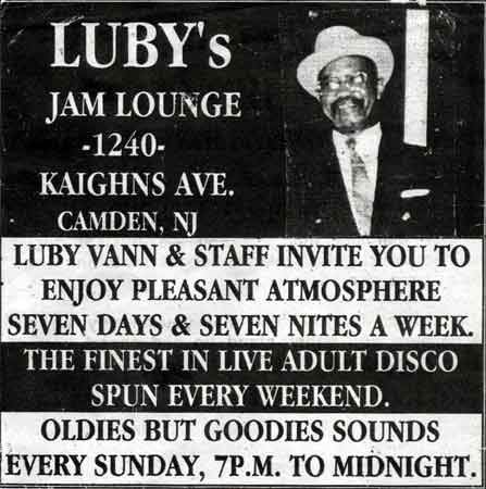 Luby Vann's Jam Lounge at night — November 2003