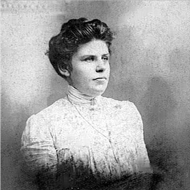 Sophia Walz Strahle, aged 18. Photograph taken in Philadelphia, PA