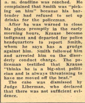 Camden Courier-Post, August 22, 1935 — Cafe Man Bares Embarrassment At Closing Order, continued