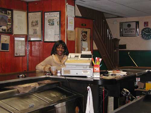 Nick & Sophie's Tavern interior, February 20, 2004