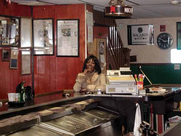 Nick & Sophie's Tavern interior, February 20, 2004