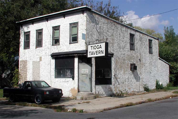 Tioga Tavern — 1057 Central Avenue — Northwest corner of Central Avenue and Tioga Street — October 5, 2003