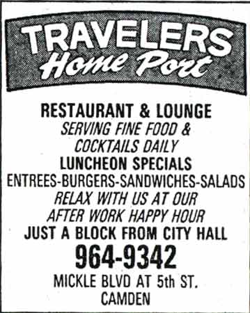 New Jersey Bell Telephone Yellow Pages advertisement for Traveler's Home Port, 1981