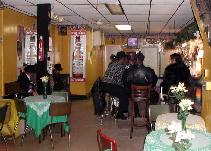 Patrons drinking at Ye Olde Tymers Club, November 2003