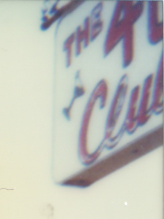 Sign reading The 400 Club at 400 Kaighn Avenue, July 4, 1974