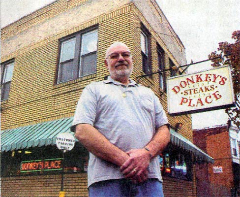 Bob Lucas at Donkey's Place, Camden Courier-Post, December 3, 2004