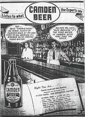 Charlie Kuski and Alex Bashuck, Proprietor and Bartender Hi-Step Hotel, 2366 Broadway, Camden NJ. Camden Courier-Post - January 28, 1942