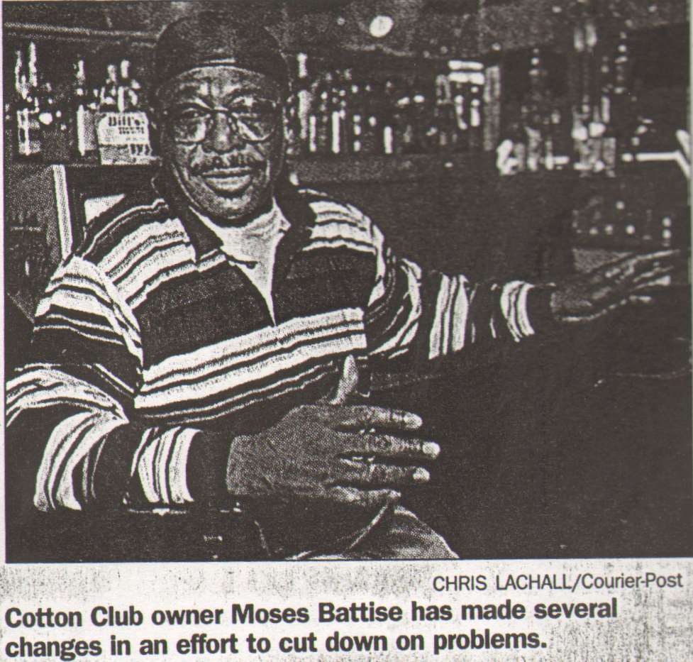 Cotton Club owner Moses Battiste — Camden Courier-Post, March 9, 1999