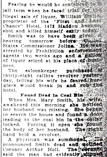 Camden Evening Courier, May 16, 1922, clipping 2
