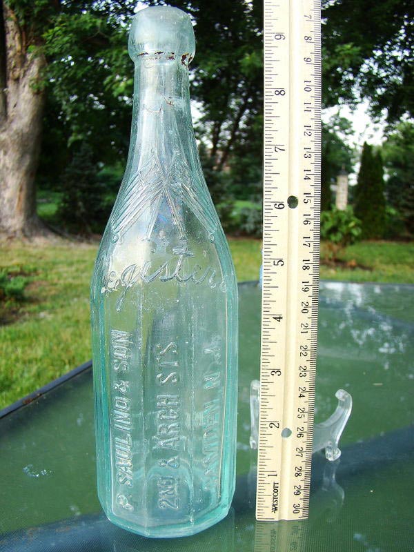 P. Saulino & Son bottle, c. 1917, 2nd & Arch Streets, Camden