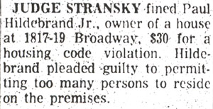City Court Scene article, Camden Courier-Post, July 20, 1967
